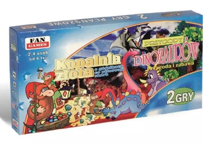 5906749802552   Kopalnia zota + Przygody dinozaurów
