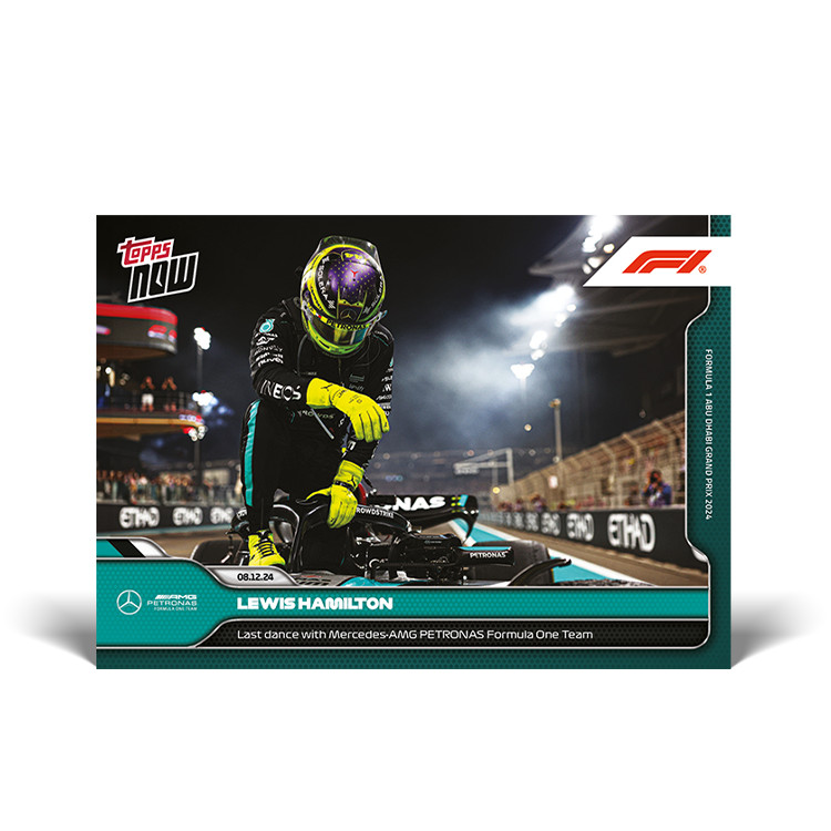 Lewis Hamilton - 2024 F1 Topps Now Card 80 - Print Run: 5,674