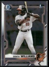 2021 Bowman Draft #BDC-90 Donta' Williams Chrome