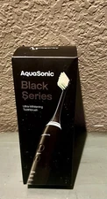 AquaSonic Black Series Ultra Whitening Electric Toothbrush New in Box B3