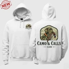 Hunting Dog Camo Hoodie – Retrieving Labrador Pheasant Graphic Pullover