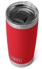 YETI Rambler 20oz Stainless Steel Vacuum Insulated Tumbler w/MagSlider Lid Red