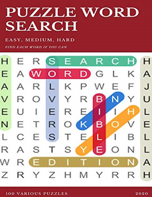 Puzzle Word Search Easy, Medium, Hard Find Each Word If -  NEW Word Search Boo 2