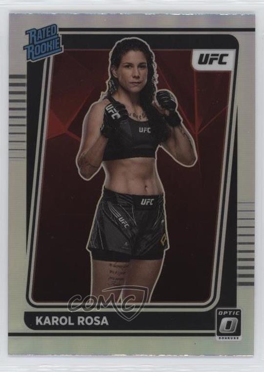 2022 Panini Donruss Optic UFC Rated Rookie Holo Prizm Karol Rosa #102 1d2q