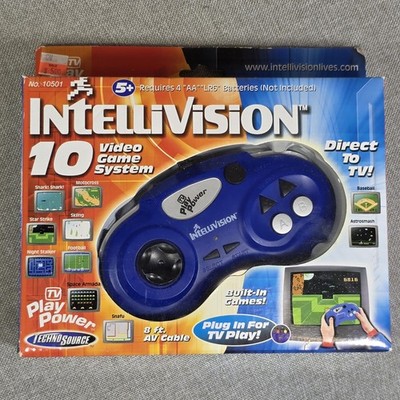 Intellivision 10 Techno Source Plug Play TV Game System Tested Box