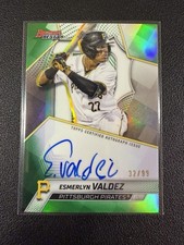 2025 Bowman’s Best Esmerlyn Valdez Green Refractor Auto 33/99 #B25-EV Pirates