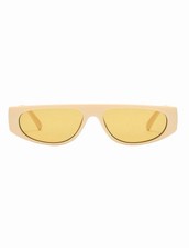Le Specs Le Ritual bone ivory unisex sunglasses