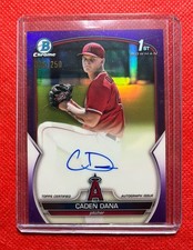 2023 Bowman Chrome Caden Dana 1st Prospects Auto Purple Refractor /250 #CPA-CD