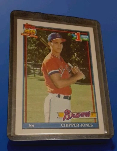 1991 Topps #333 Chipper Jones Rookie Atlanta Braves 