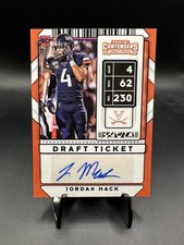 Jordan Mack Auto #307 - 2020 Panini Contenders Draft Picks College Ticket