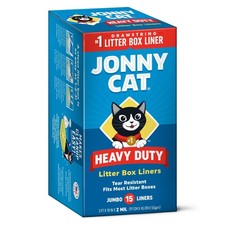 Litter Box Liners: Heavy Duty - Tear  Leak Resistant - Drawstring Close - Ju...