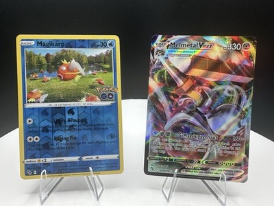 Pokémon GO Reverse Holo & VMAX Bundle   Magikarp + Melmetal VMAX