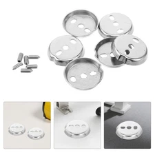 6pcs Stainless Steel Fixing Screws For Towel Bar Mounting And Toilet Roll Holder