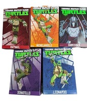 NECA Teenage Mutant Ninja Turtles 2012 Set Leo Don Raph Mikey Shredder Torn Box