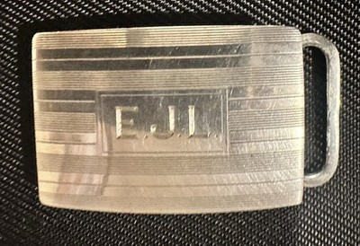 Tiffany&Co.  Belt Buckle Sterling Silver 925 Monogram E.J.L