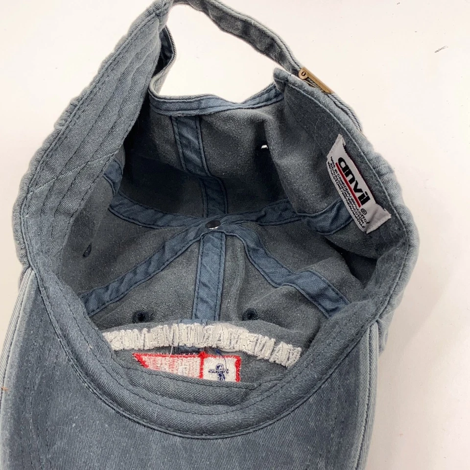 Museo Marítimo de Maine gris algodón gorra muerta hebilla ancla trasera bandera Foto 4 de 4