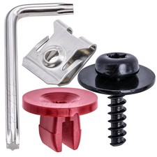 Engine Splash Shield Clips Bolts Nuts 20 Sets T30 Torx Screw Undercar Guard
