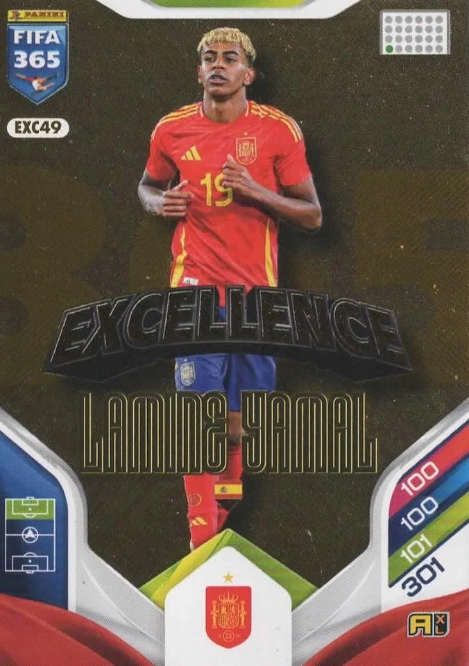 Panini FIFA 365 ADRENALYN XL 2026 Excelencia/ Aura/ Números todos 58 EXC1 - EXC 53 - Imagen 2 de 4