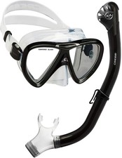 Cressi Ikarus  Orion Dry Snorkeling Combo Black/Clear