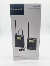 Saramonic UwMic15 RX-15 TX-15 Package UHF Wireless Microphone