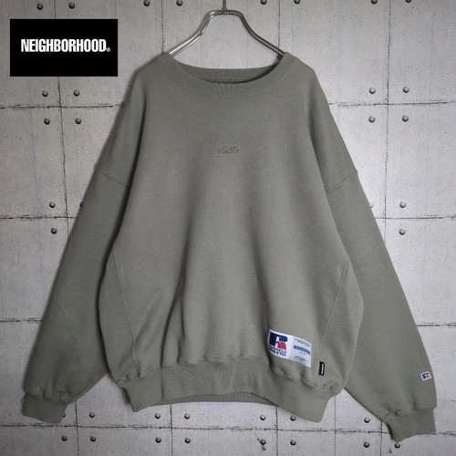 Neighborhood, NEIGHBORHOOD x Russell Athletic M Sweatshirt Khaki Casual Vintage Top