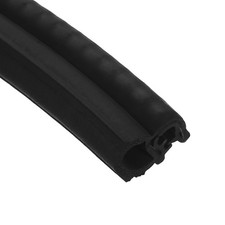 Car Door Weather Stripping 9.8FT, 16mmx12mm with Side Bulb Fit 0.5 to 2.5mm Edge