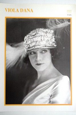 S76  STARPORTRAITKARTE - VIOLA DANA