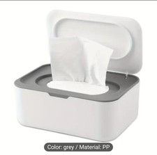 Dispenser Wet Wipe Tissue Box Holder Baby Storage w/Lid Home Office Personalised