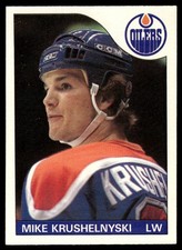 1985-86 O-Pee-Chee Mike Krushelnyski #49 VIEW SCAN
