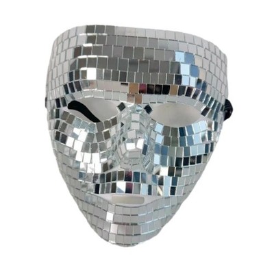 Disco Maske Cosplay Requisite Steampunk Halloween Gesichtsbedeckung Maskerade Spiegel Maske