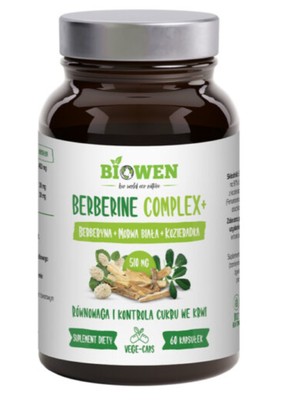 Biowen Berberin-Komplex+ 510 mg Berberin Maulbeere weißer Bockshornklee 60 Kapse
