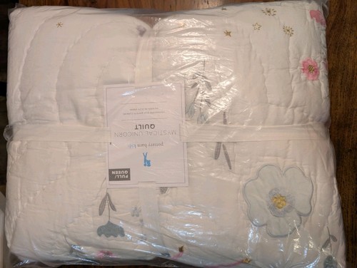 POTTERY BARN KIDS Mystical Unicorn Quilt-Full/Queen-NWT