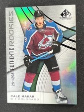 ‼️/298 ❤️‍🔥 CALE MAKAR 19-20 SP Game Used Authentic Rookies 🌈 RAINBOW #184 🏒