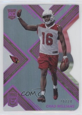 2017 Donruss Elite Rookies Aspirations Die-Cut /24 Chad Williams Rookie RC k5j
