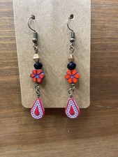 Czech glass Hand crafted Hypoallergenic earrings