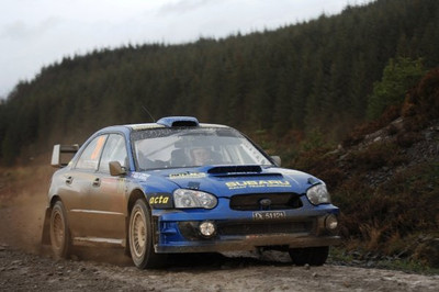 #ad Mads Ostberg NOR Subaru on Stage 10 2007 WRC Rally Car Old Photo AU $9.00