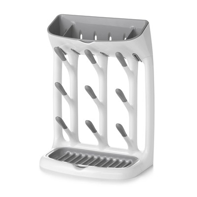 OXO Tot Space-Saving Bottle Drying Rack, Baby Bottle Organizer for Countertop