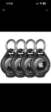 Waterproof Airtag Holder - 4 Pack Airtag Keychain Holder Compatible with Apple A