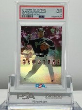 MUNETAKA MURAKAMI 2018BBM 1ST VERSION GEMSTONE-HOLO(/100) #G12 PSA9!LOWPOP!(RC)