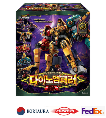 即購入可能　最強恐竜ミニフォース　DINOID WARRIOR ダイノエンペラー Miniforce Dinoid Warrior DINO EMPEROR EX Transformer Robot Toy