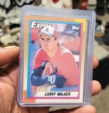 1990 Topps - #757 Larry Walker RC Montreal Expos