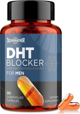 DHT Blocker for Men with Saw Palmetto & Biotin, Hair Growth Formula in Liquid-Fi