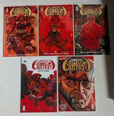 WHATEVER HAPPENED/CRIMSON JUSTICE (2025) #1-5 VF+ COMPLETE SET (MR) MAD CAVE