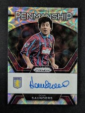 2023-24 Panini Prizm Premier League DEAN SAUNDERS Auto Choice Penmanship #P-DSA