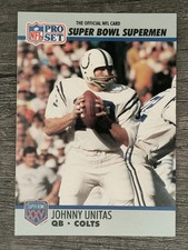 1990-91 Pro Set Super Bowl 160 #134 Johnny Unitas