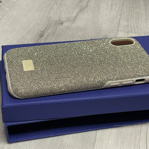 Swarovski High smartphone case iPhone XS / X Gold tone - Photo 5 sur 7