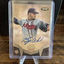 2019 Topps Tier One Break Out Auto 022/250 Bryse Wilson #BA-BW Rookie Auto RC