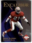 1995 Collector's Edge Excalibur Football Sword and Stone Silver Deion Sanders #22