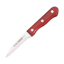 Tramontina Paring Knife 3" Stainless Steel Display, Redwood