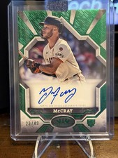2025 Topps Tier One | Grant McCray | Giants | Break Out Auto /49 Green